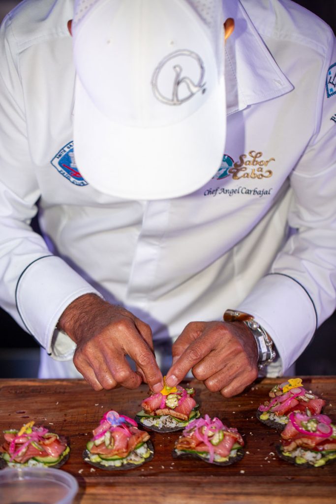 Ángel Carbajal (Nicksan) los cabos en el evento culinario Sabor a Cabo 2023
